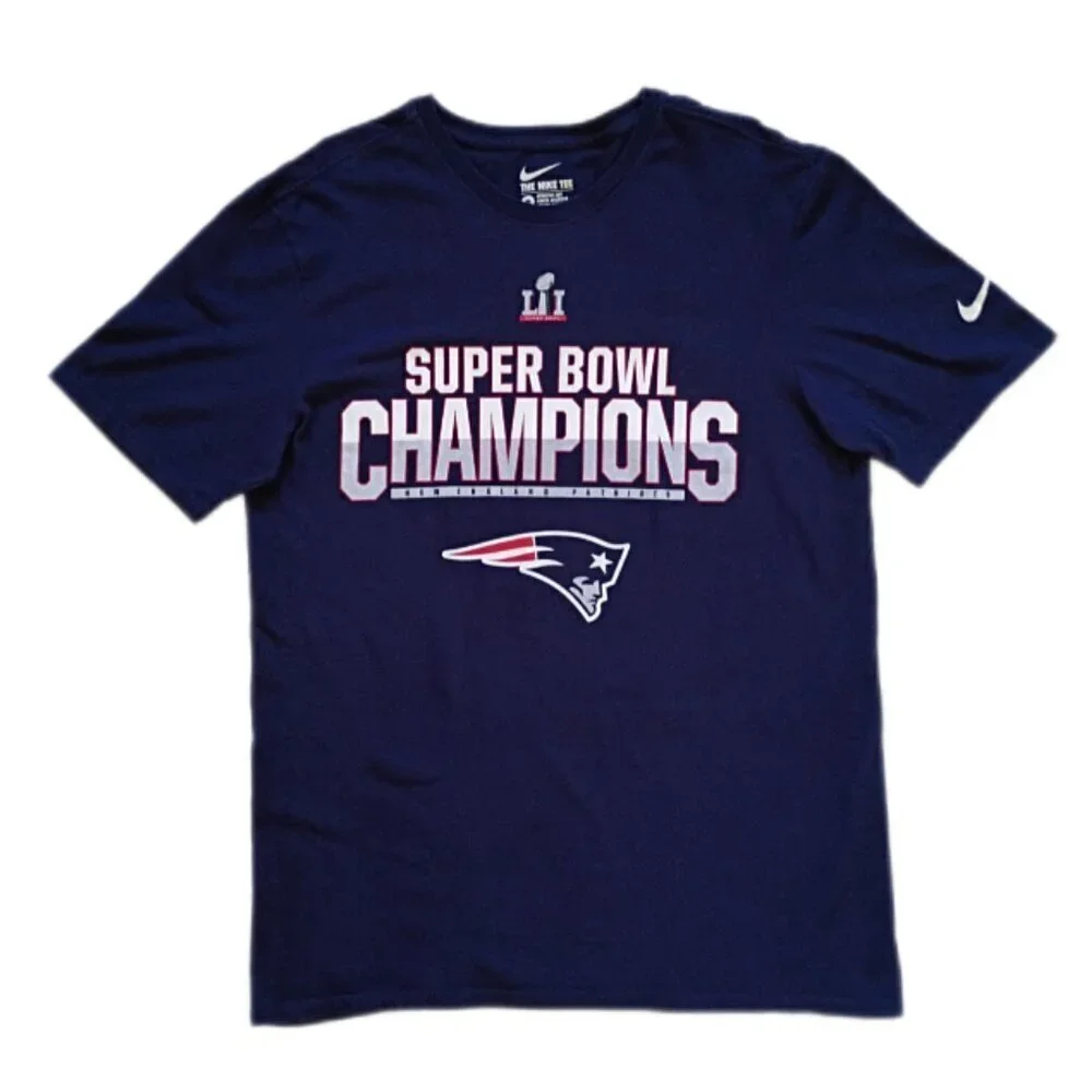 Nike New England Patriots Super Bowl LI Champions T-Shirt Men’s M NFL Football